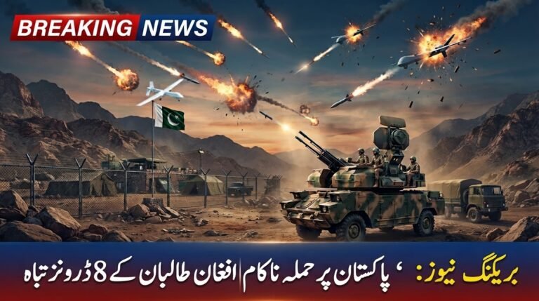 پاکستانی فضائی حدود کی خلاف ورزی: ایئر ڈیفنس نے افغان طالبان کے 8 ڈرونز گرا دیے